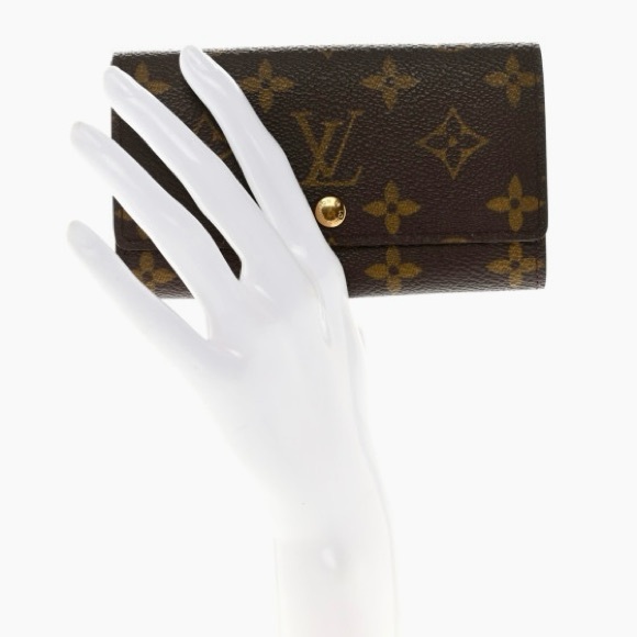 ✨Authentic LOUIS VUITTON Porte-Monnaie Monogram Bifold Wallet Brown M61735 - Picture 16 of 16
